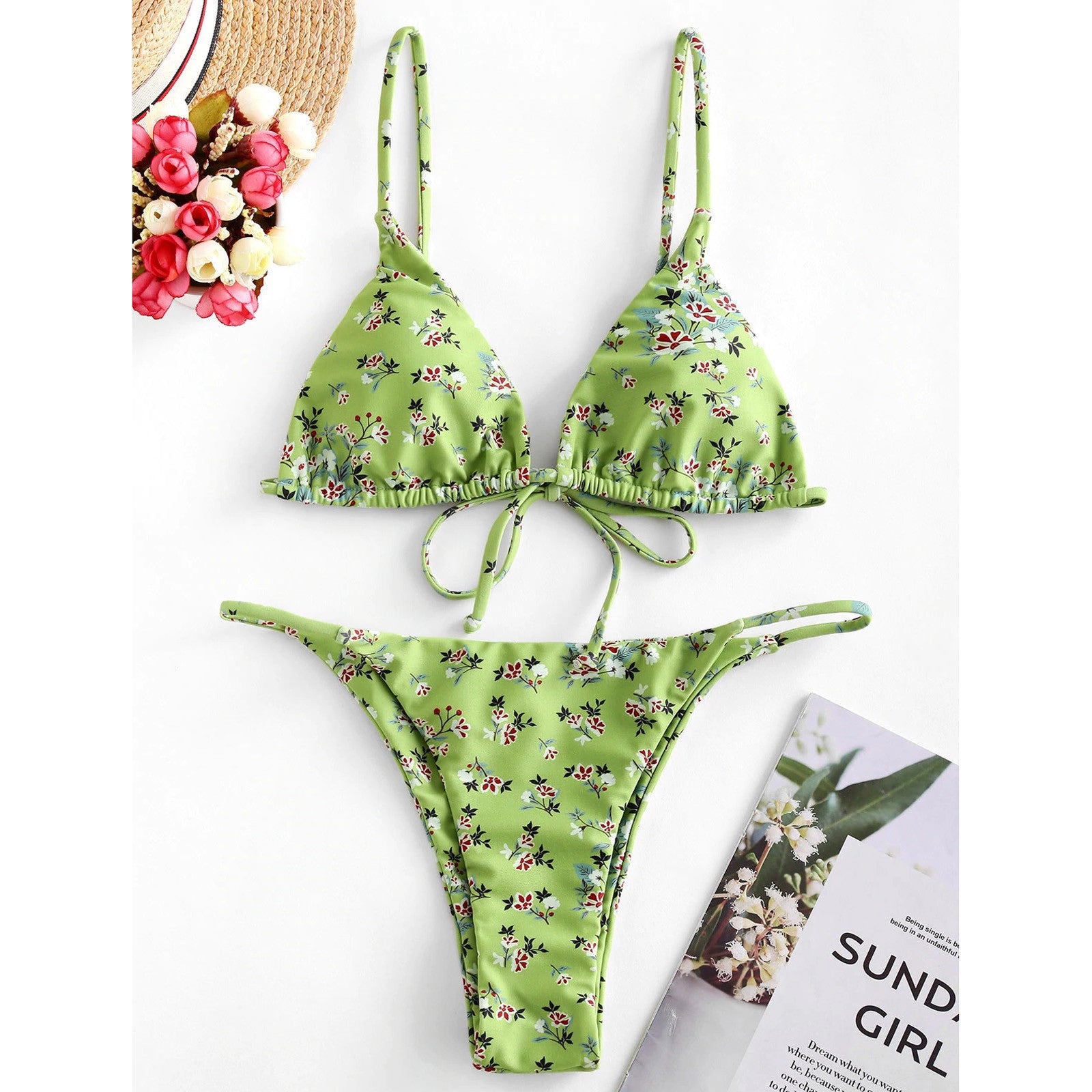 Floral Push-Up Bikini