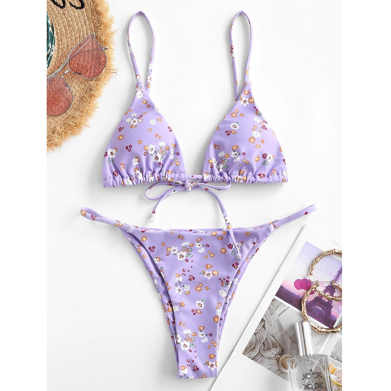 Floral Push-Up Bikini