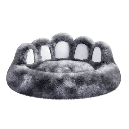 Cute Bear Paw Plush Pet Bed