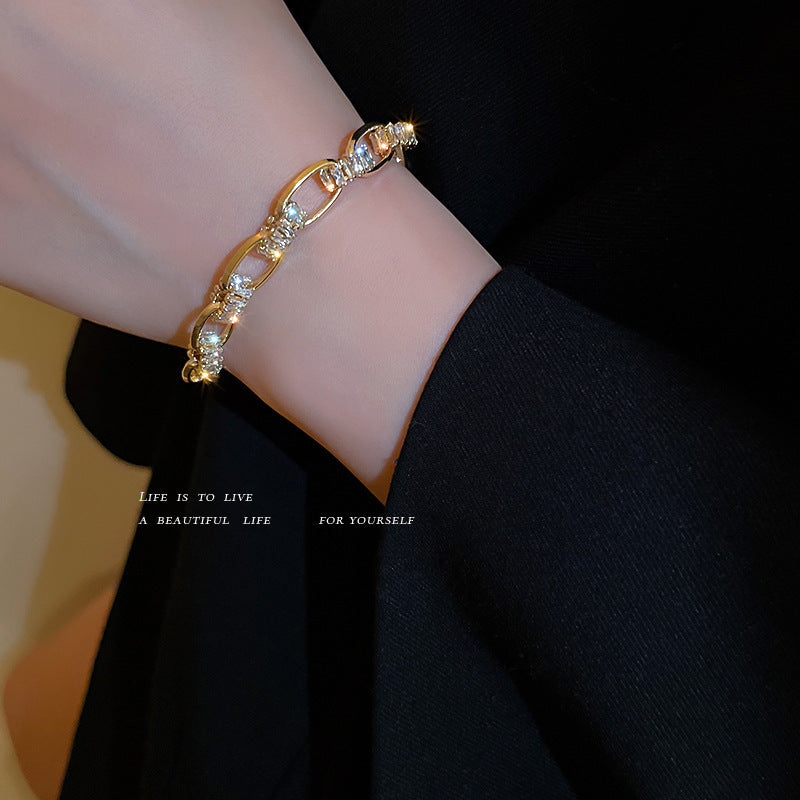 Lux Zircon Geometric Bracelet