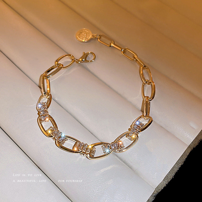 Lux Zircon Geometric Bracelet