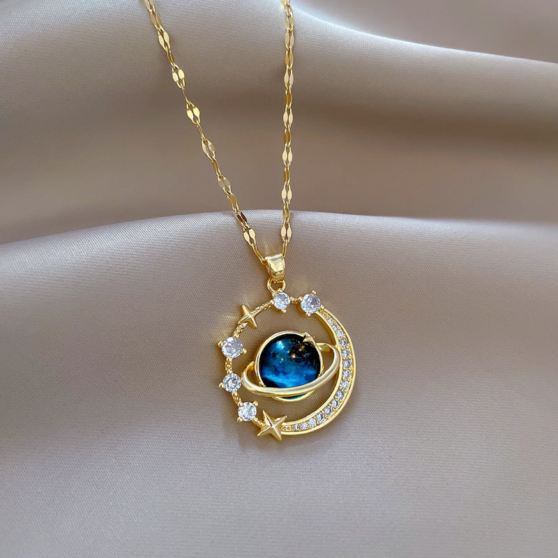 Elegant Zircon XINGX Pendant Necklace