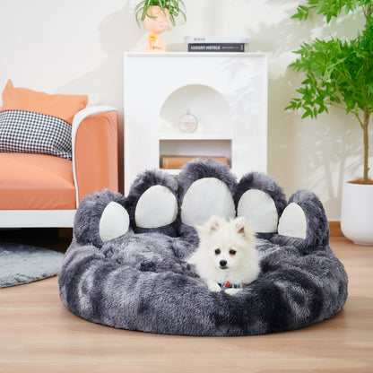 Cute Bear Paw Plush Pet Bed