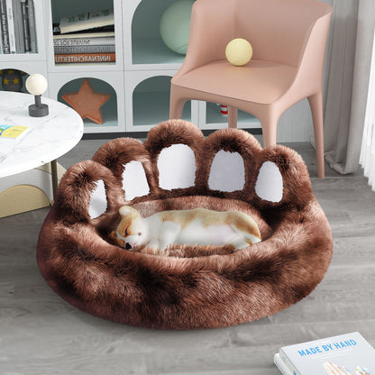 Cute Bear Paw Plush Pet Bed