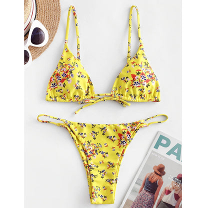 Floral Push-Up Bikini