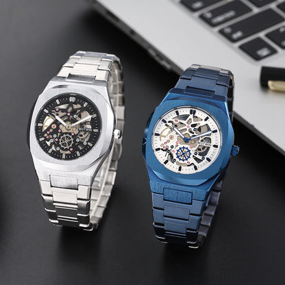 Fashion Alloy Butterfly Clasp Watch