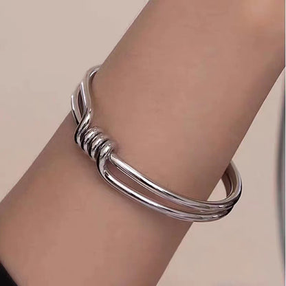 Minimal Art Knotted Bracelet