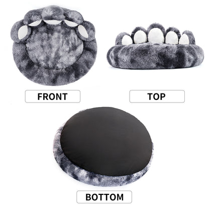 Cute Bear Paw Plush Pet Bed