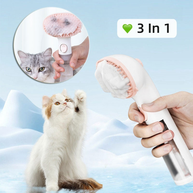 3-in-1 Pet Steam Cleaning Brush