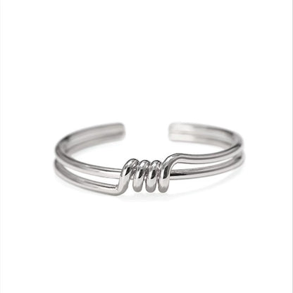 Minimal Art Knotted Bracelet