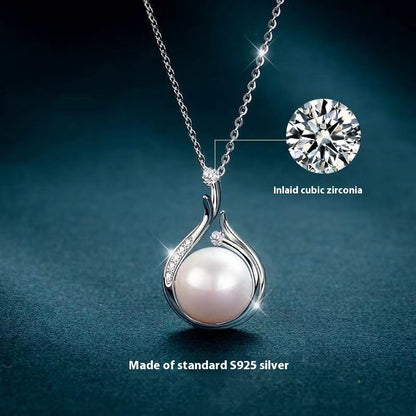 S925 Silver Freshwater Pearl Necklace